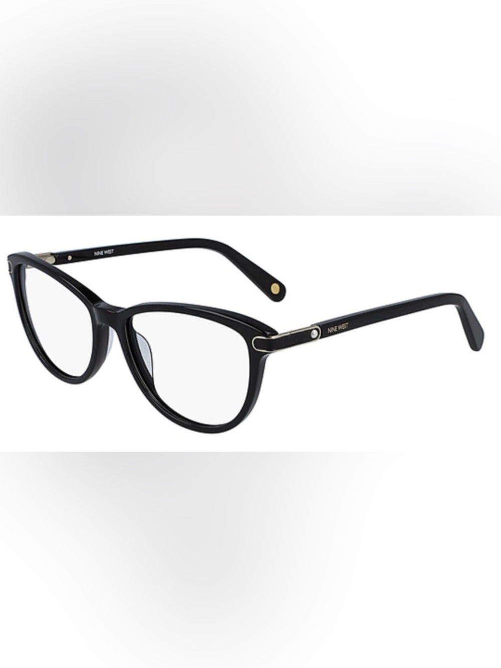 NINE WEST NW 5167 001 BLACK Demo Lens Plastic Frame Nine West Eyeglasses